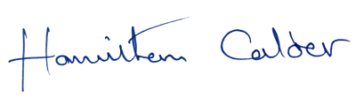 Hamilton Calder Signature
